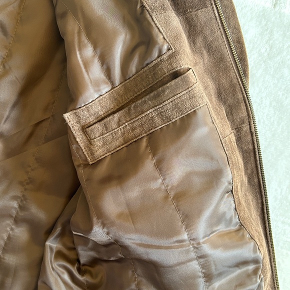 Sonoma Genuine Leather Brown‎ Suede Men's Jacket - Picture 8 of 14